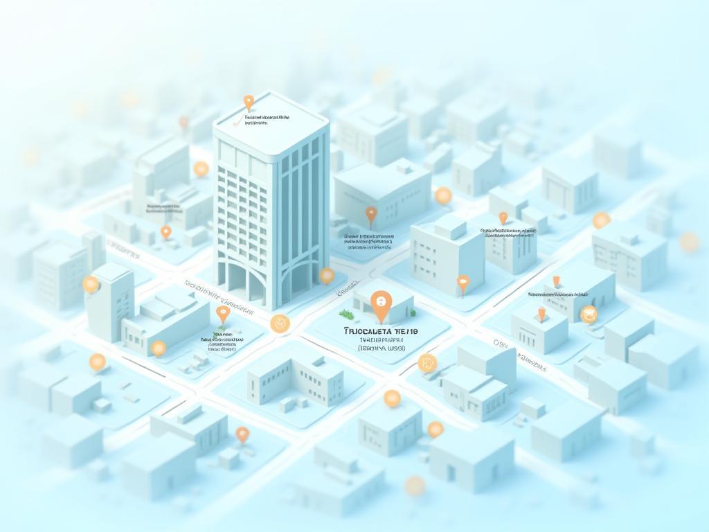 Static map showing the location of Finansik Pro LLC offices at Маршала Василевского ул., 1, Москва, Russia