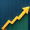 Chart arrow icon representing Currency Risk Advice service